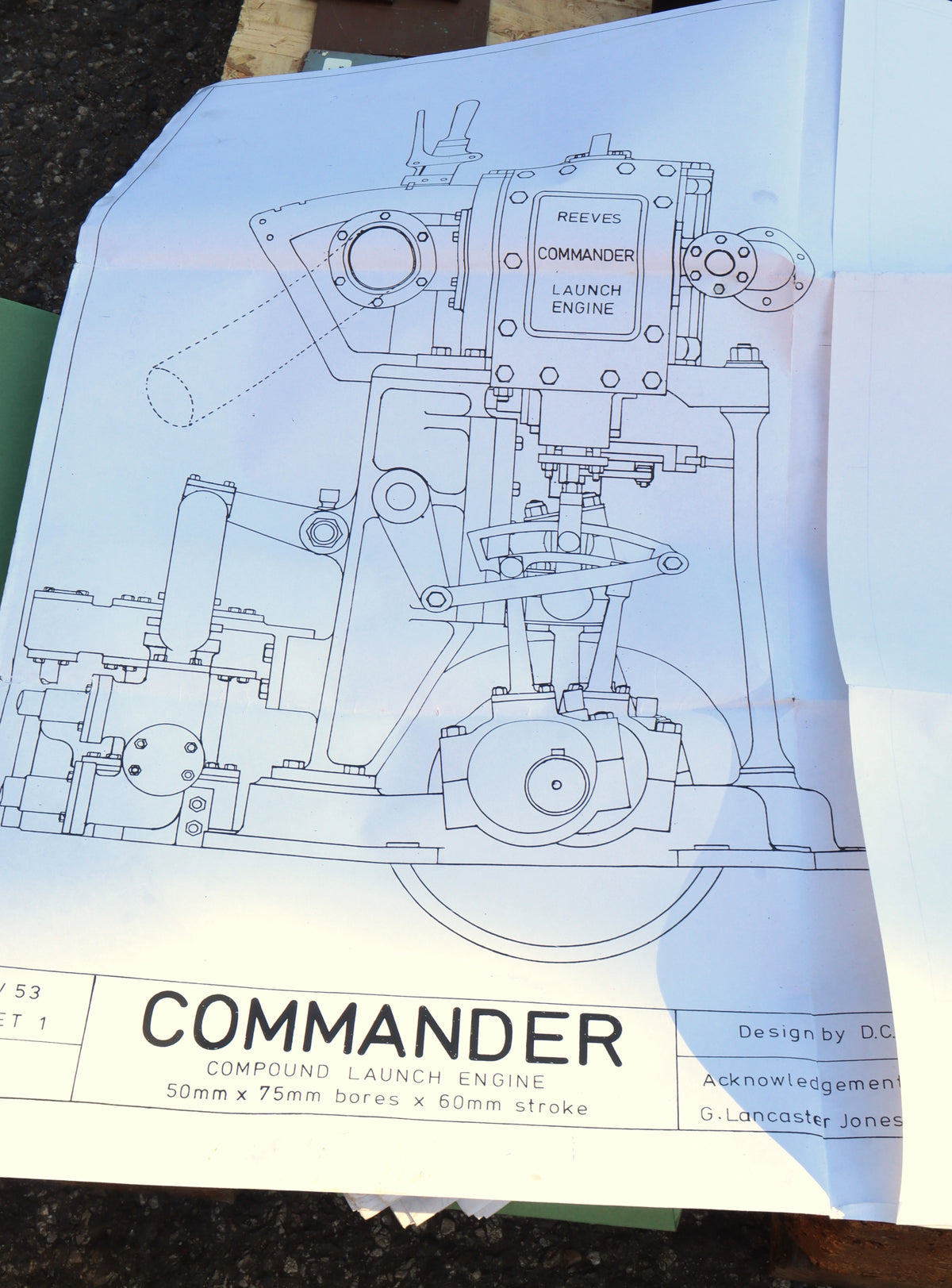 Reeves "Commander" vertical twin