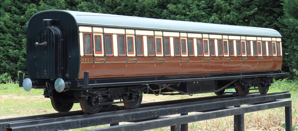 7 1/4 inch gauge GWR passenger coach