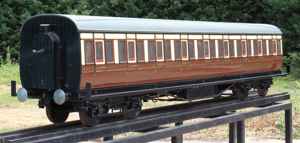 7 1/4 inch gauge GWR passenger coach