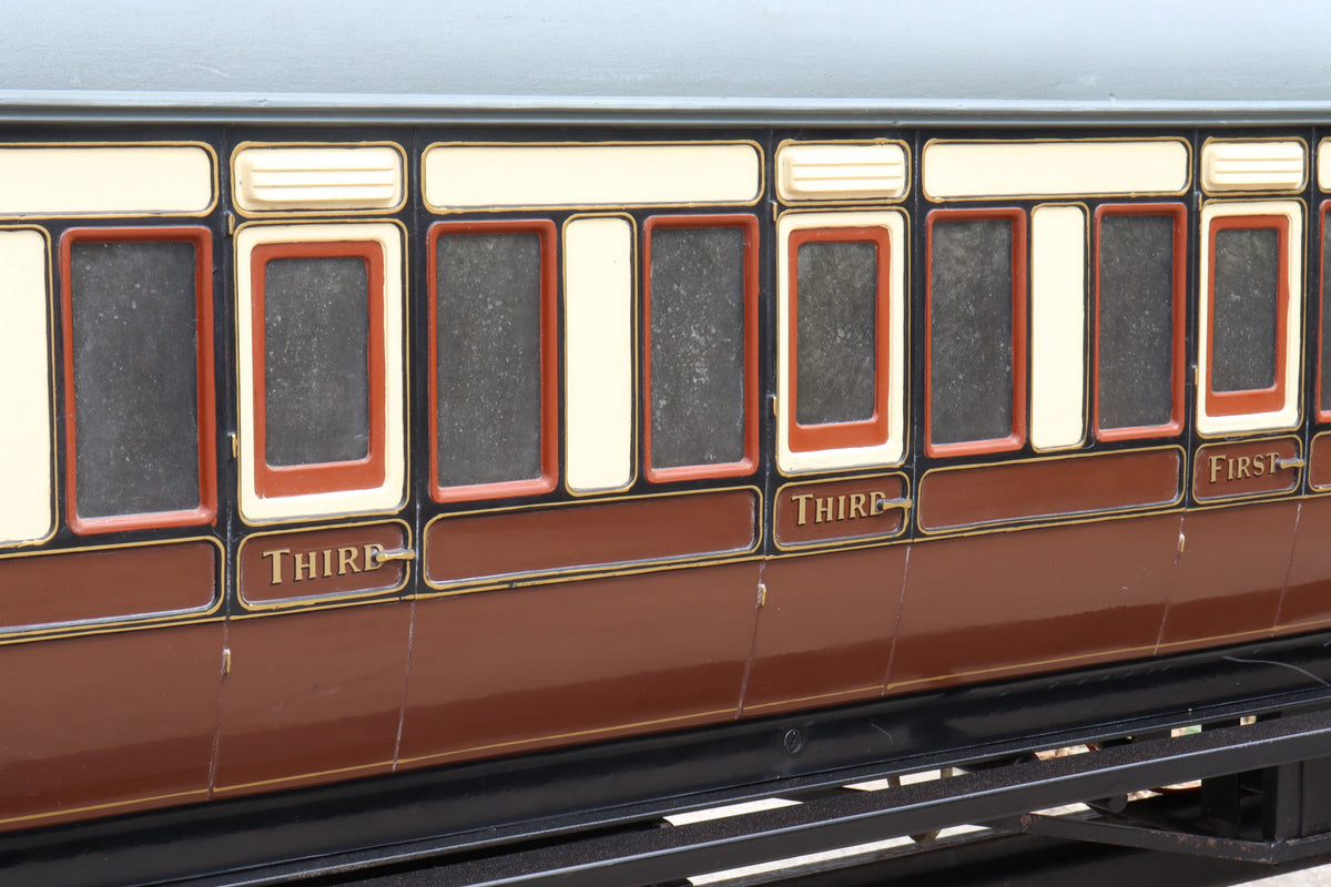7 1/4 inch gauge GWR passenger coach