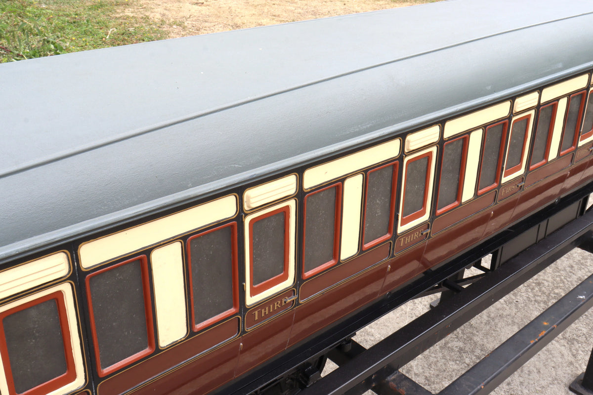 7 1/4 inch gauge GWR passenger coach