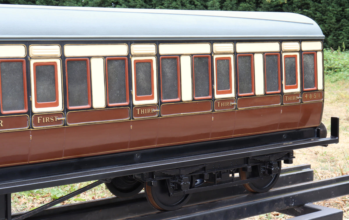 7 1/4 inch gauge GWR passenger coach