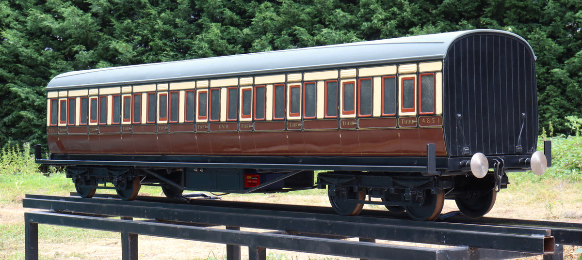 7 1/4 inch gauge GWR passenger coach