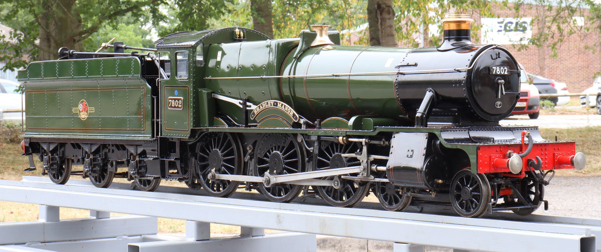 5 inch gauge GWR 4-6-0 No.7802 "Bradley Manor"