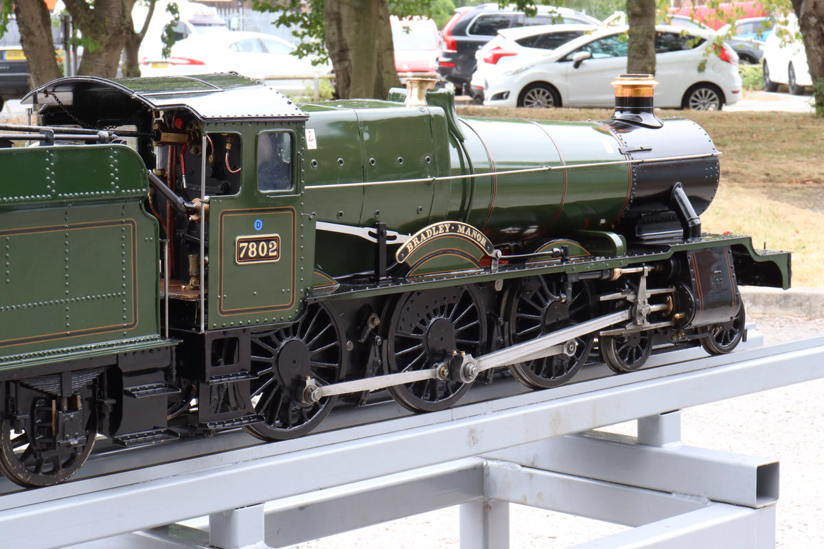 5 inch gauge GWR 4-6-0 No.7802 "Bradley Manor"