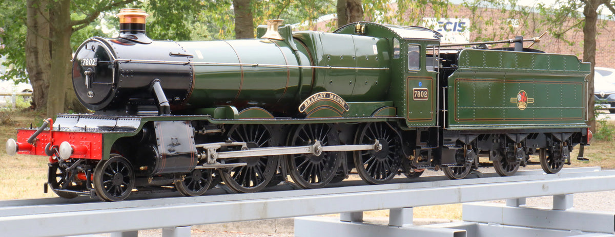 5 inch gauge GWR 4-6-0 No.7802 "Bradley Manor"