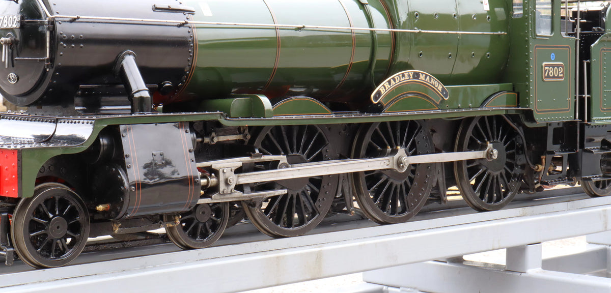 5 inch gauge GWR 4-6-0 No.7802 "Bradley Manor"