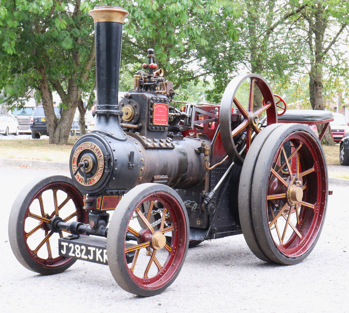 4 1/2 inch scale Burrell traction engine