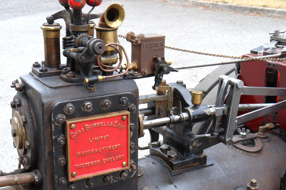 4 1/2 inch scale Burrell traction engine