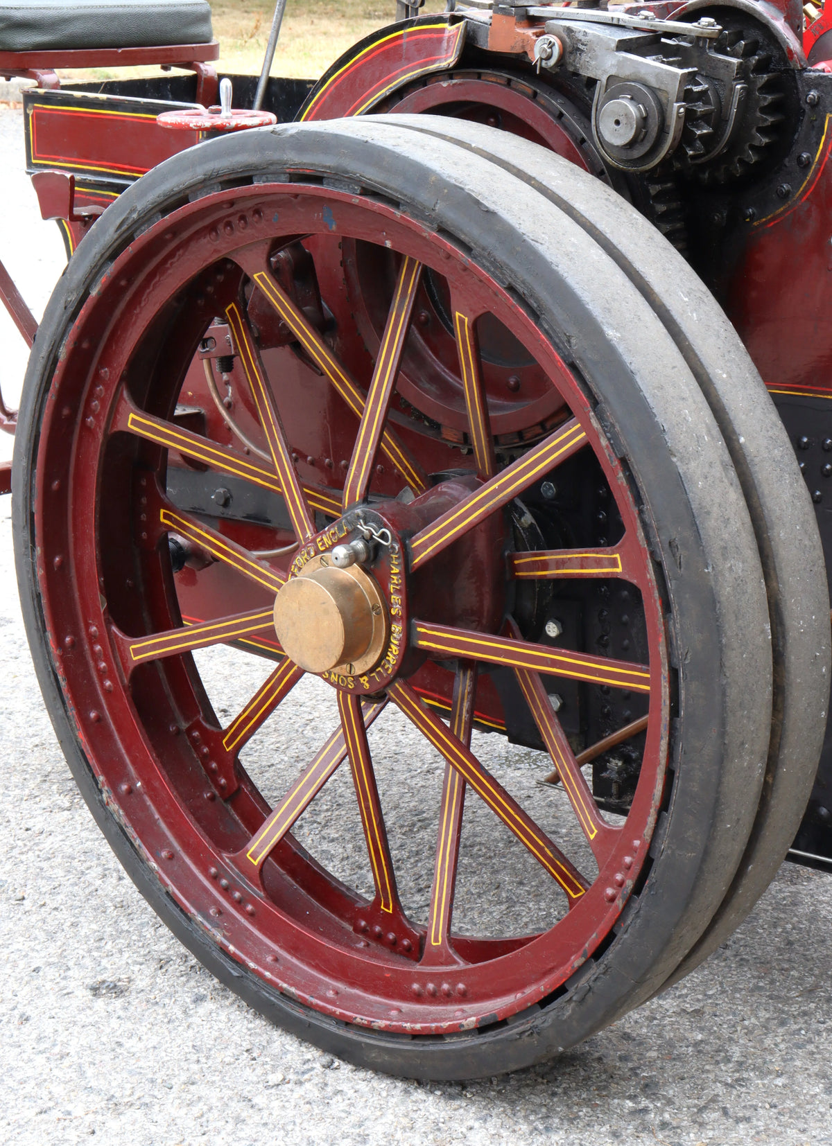 4 1/2 inch scale Burrell traction engine