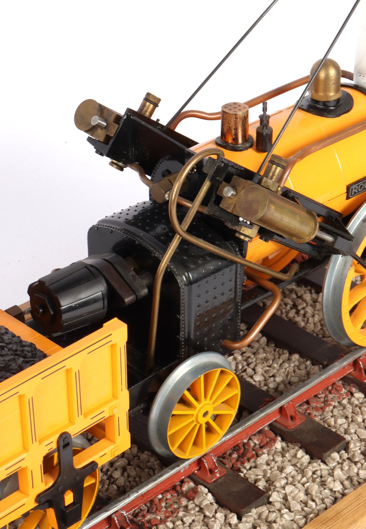 3 1/2 inch gauge Hornby "Rocket" with coach