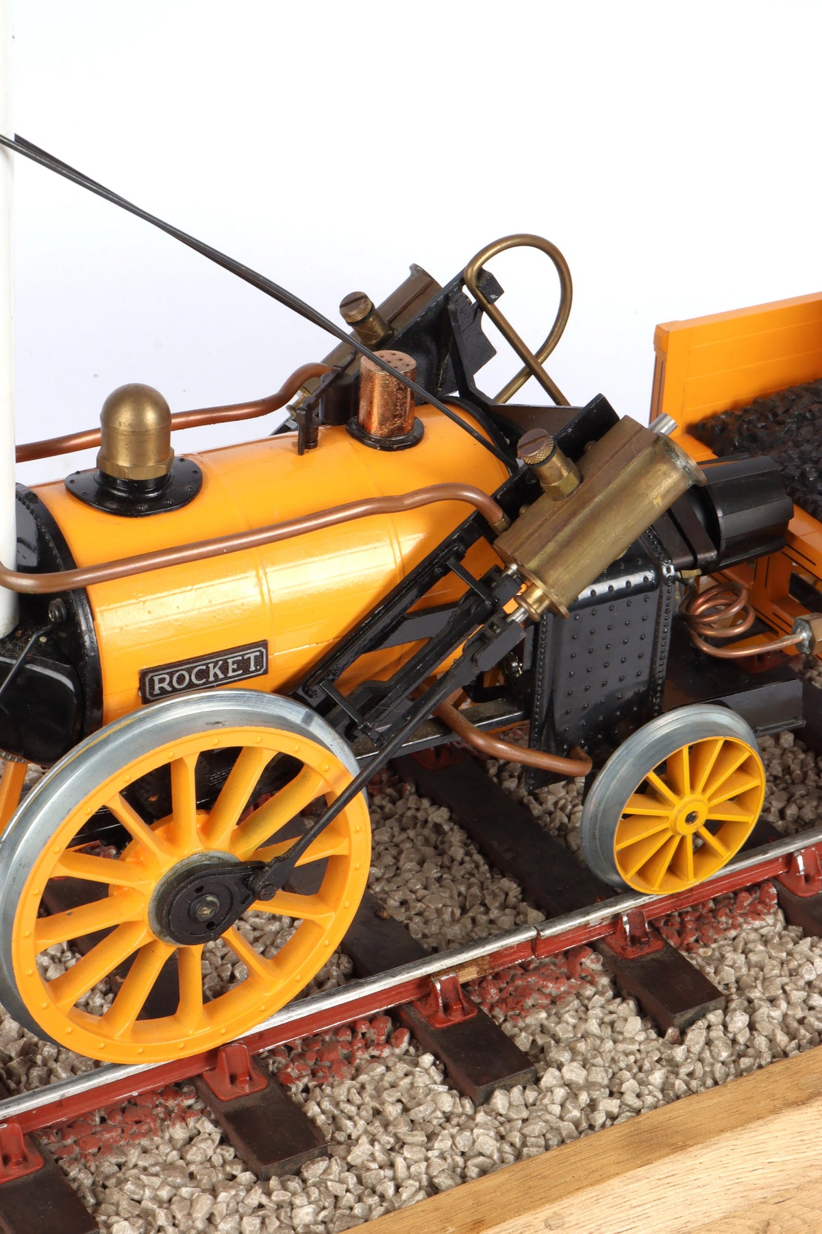 3 1/2 inch gauge Hornby "Rocket" with coach