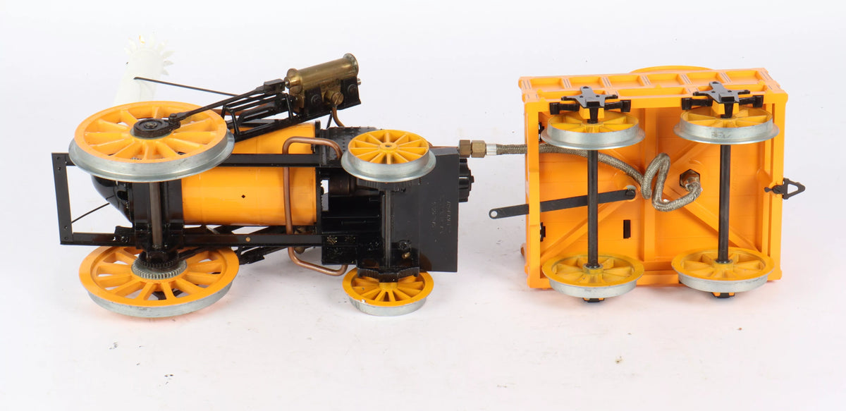 3 1/2 inch gauge Hornby "Rocket" with coach