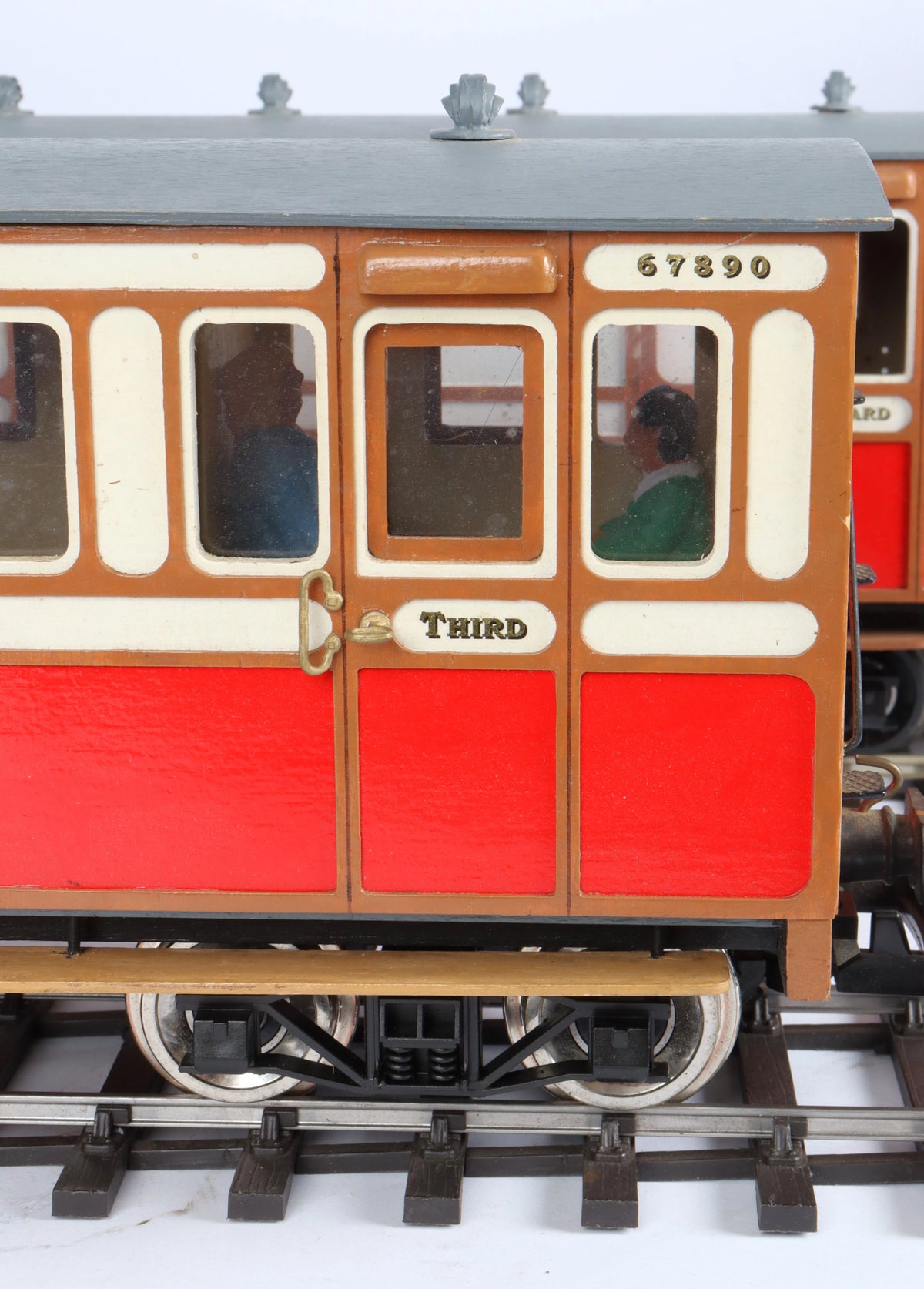 Rake of four 45mm gauge Brandbright coaches