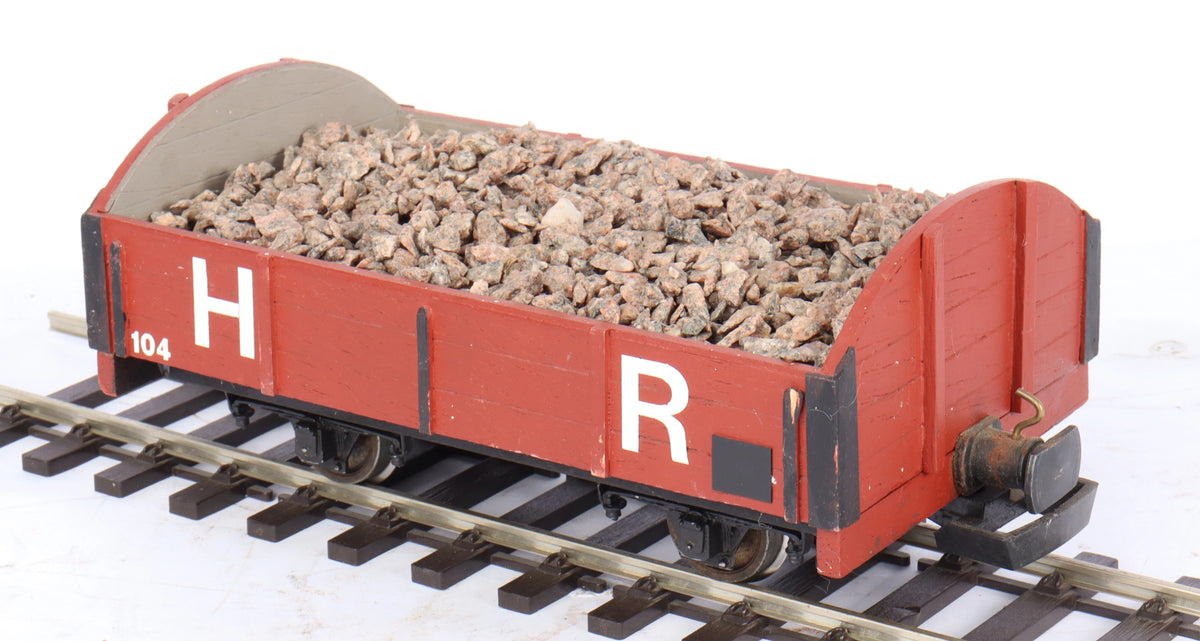 Rake of three 45mm narrow gauge Highland Railway wagons