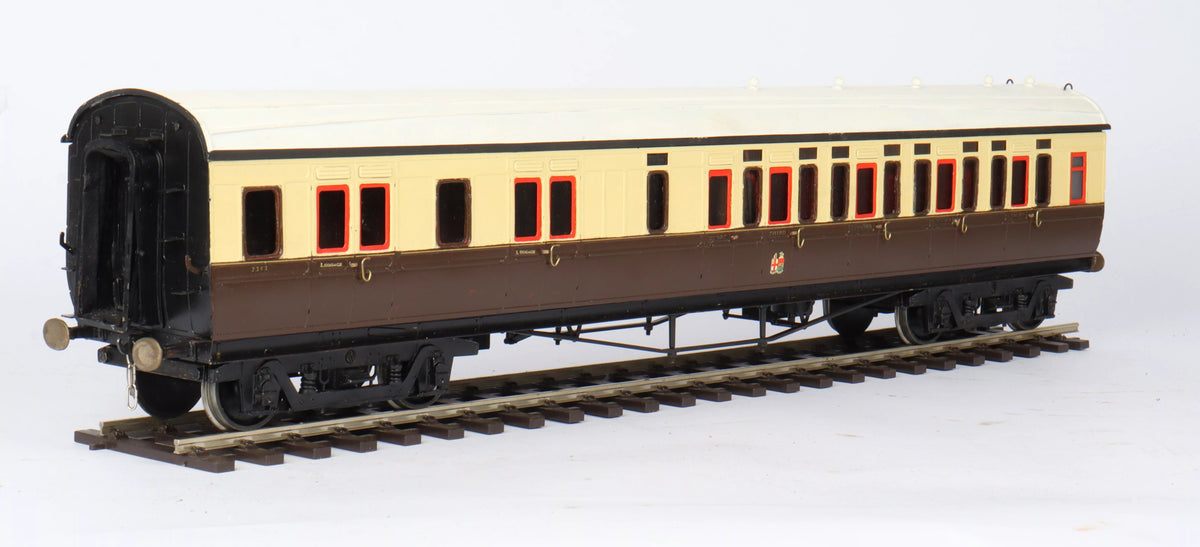 45mm gauge GWR brake third coach