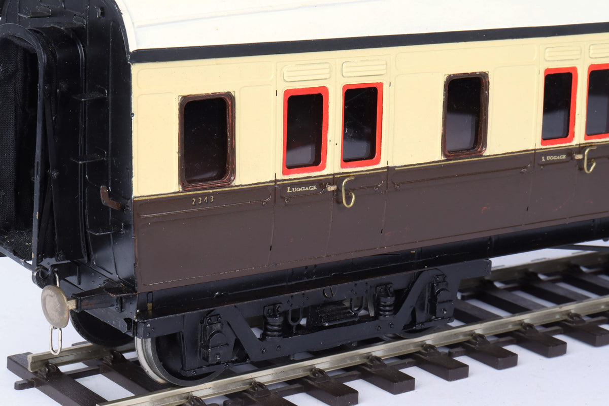 45mm gauge GWR brake third coach