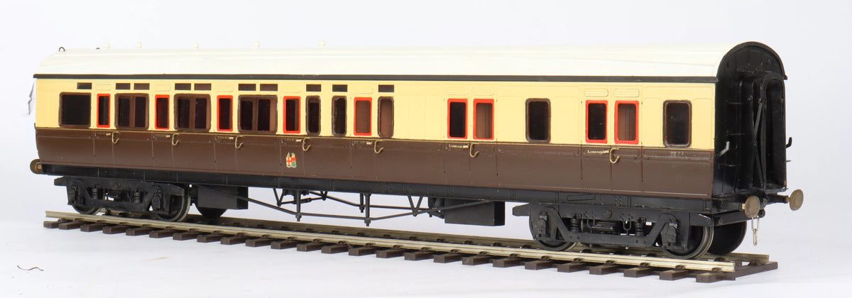 45mm gauge GWR brake third coach
