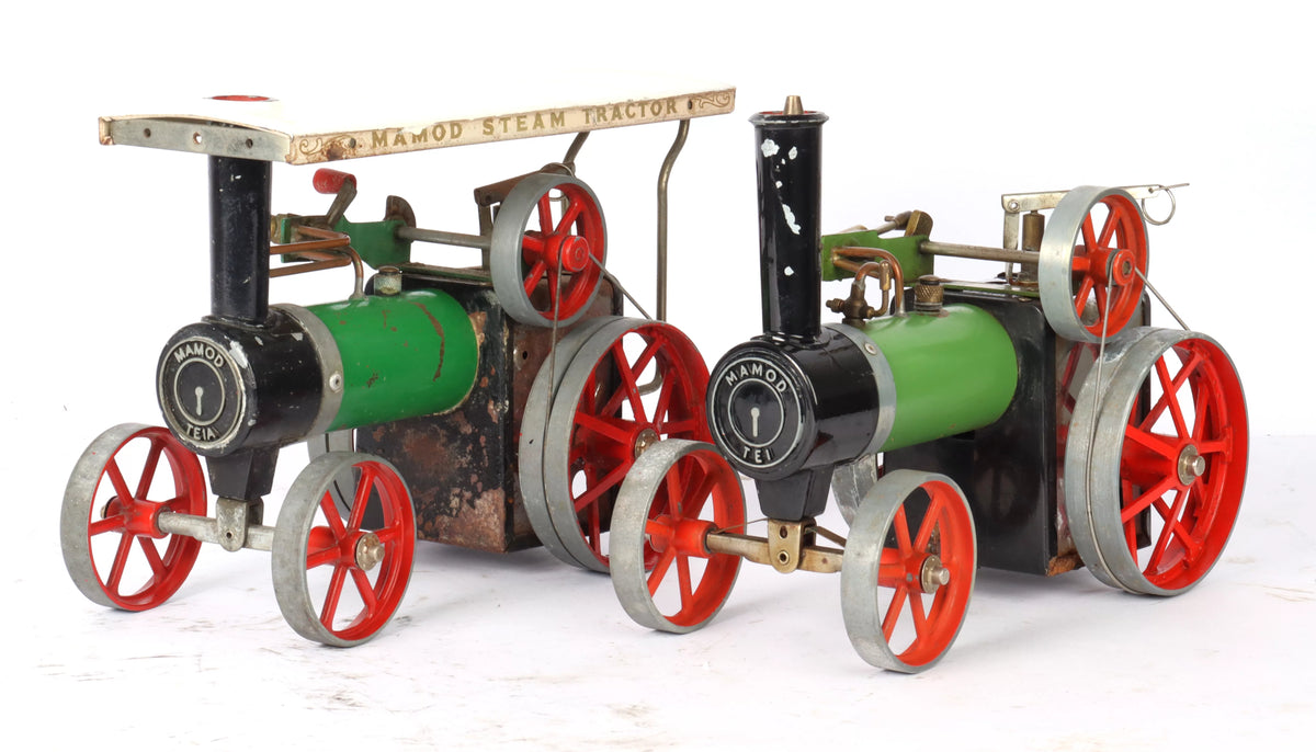 Pair of Mamod Te1 traction engines