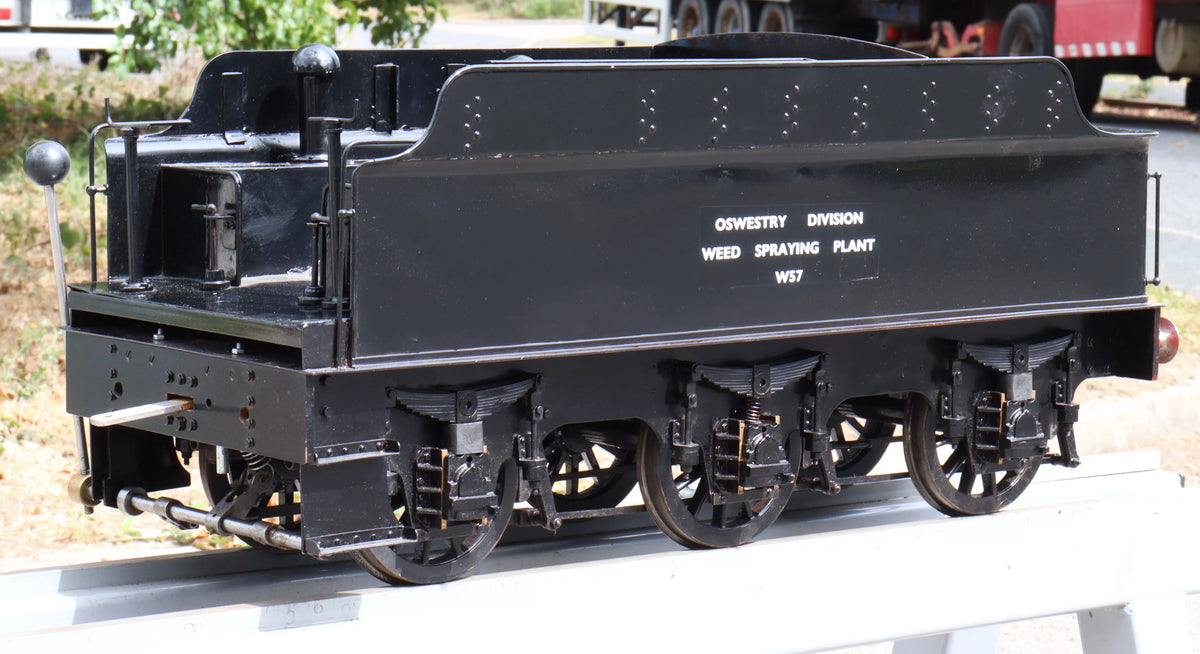5 inch gauge GWR 3500 gallon tender/driving truck