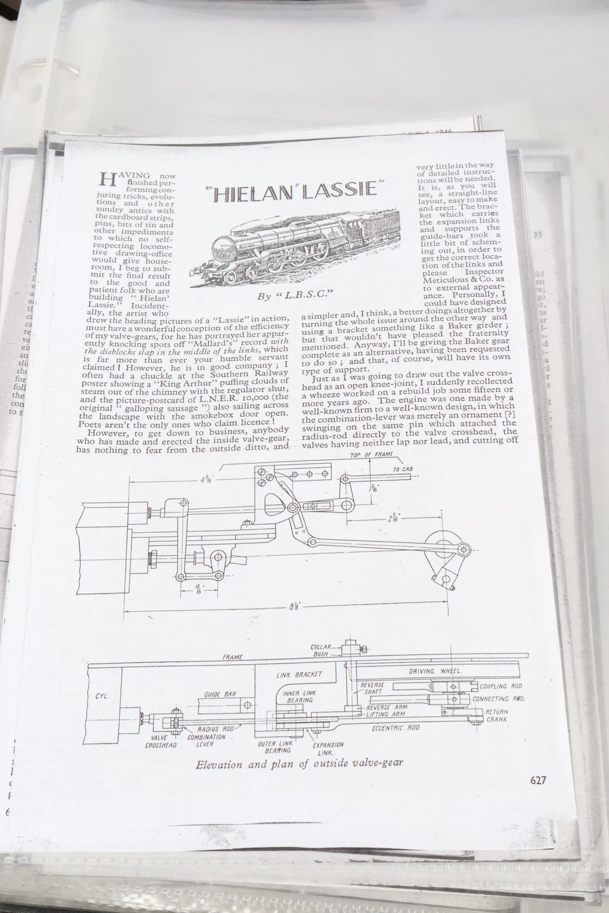 3 1/2 inch gauge "Hielan Lassie"