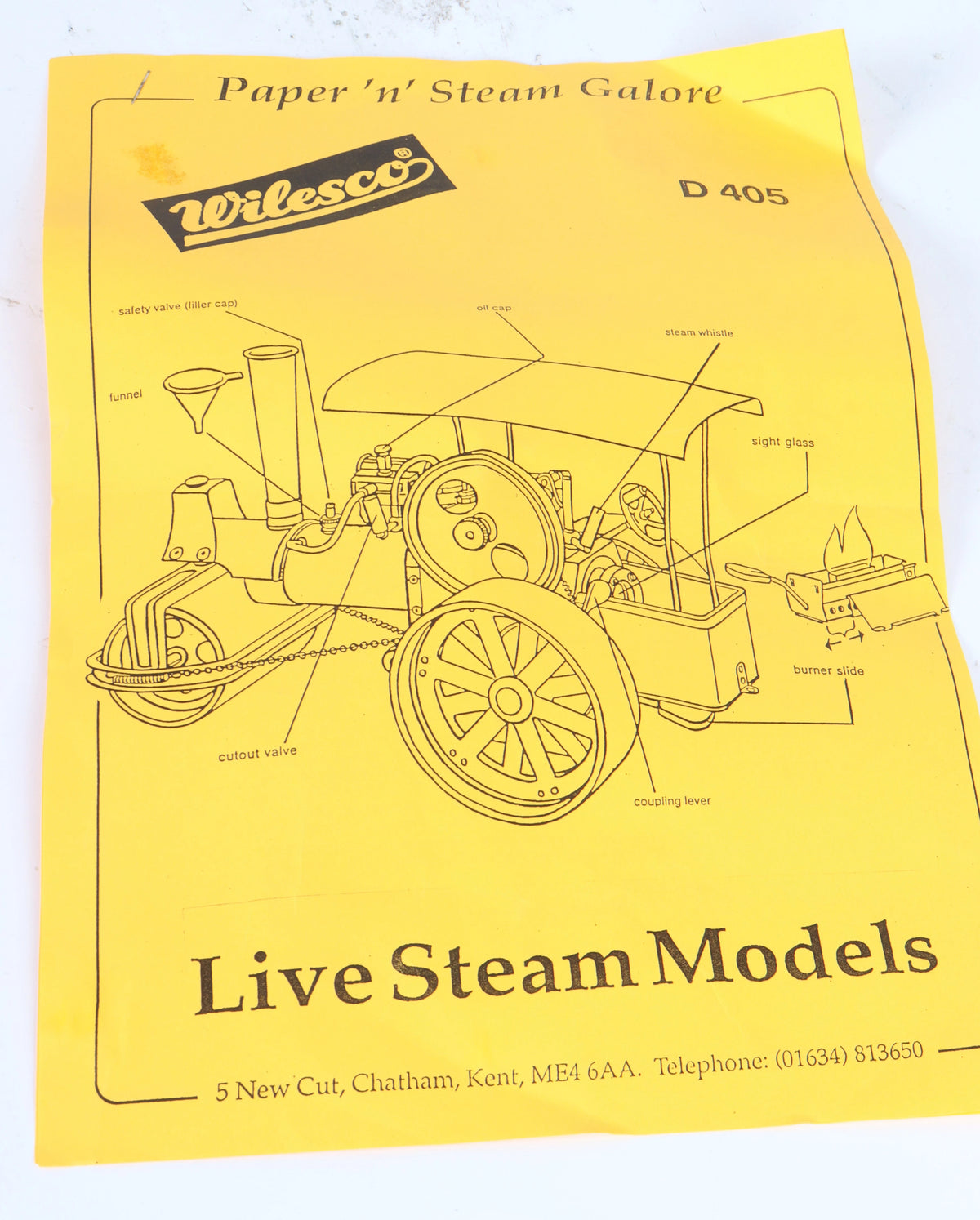 Wilesco D405 traction engine