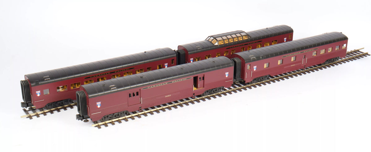 O gauge MTH Rail King Canadian Pacific four car passenger set