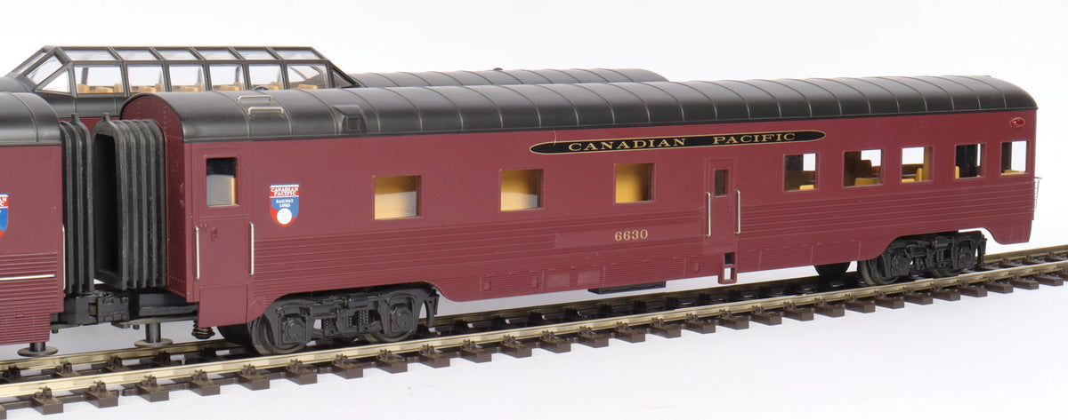 O gauge MTH Rail King Canadian Pacific four car passenger set