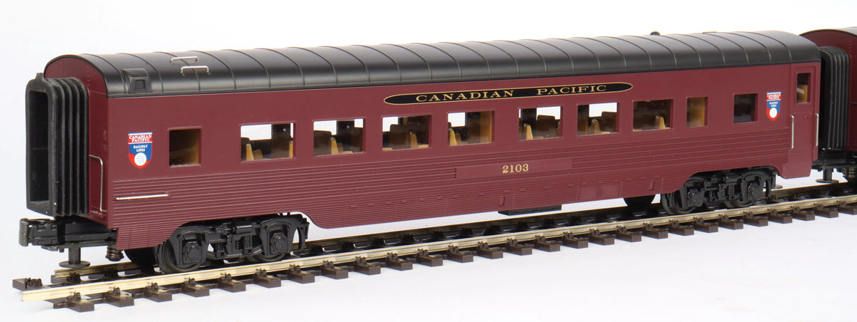 O gauge MTH Rail King Canadian Pacific four car passenger set
