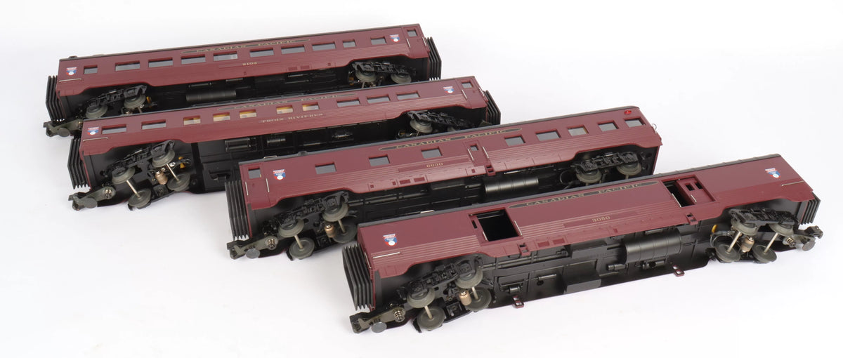O gauge MTH Rail King Canadian Pacific four car passenger set