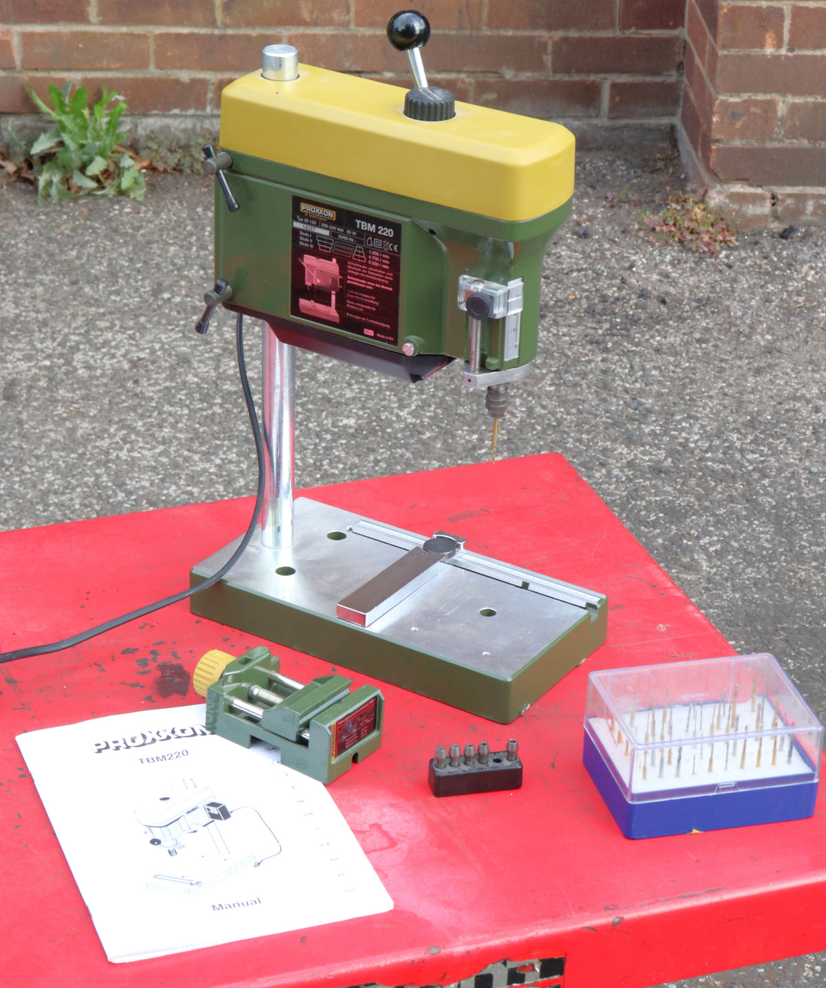 Proxxon TBM220 vertical drill