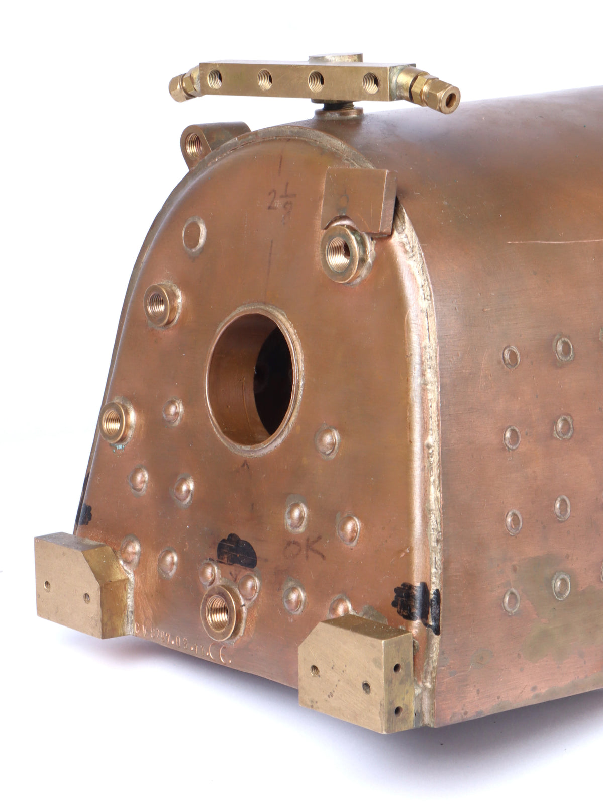 3 1/2 inch gauge Baldwin 4-8-4 "Columbia" with commercial CE-marked boiler