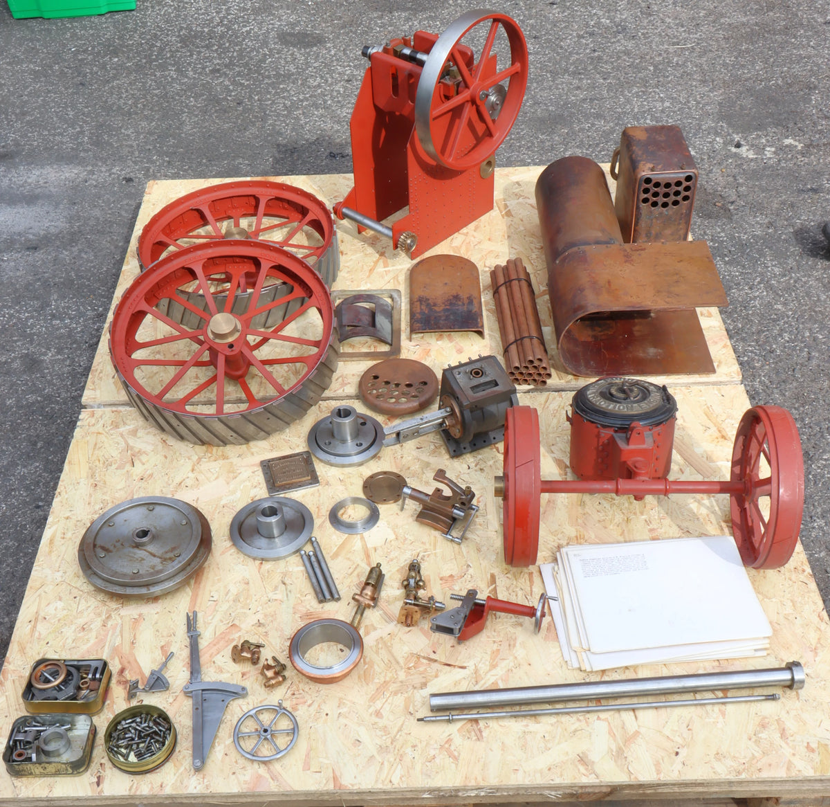 3 inch scale Burrell agricultural engine