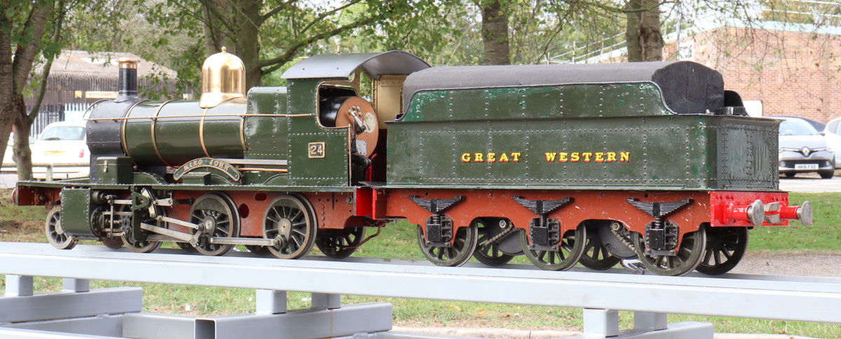5 inch gauge 2-6-2 steam outline
