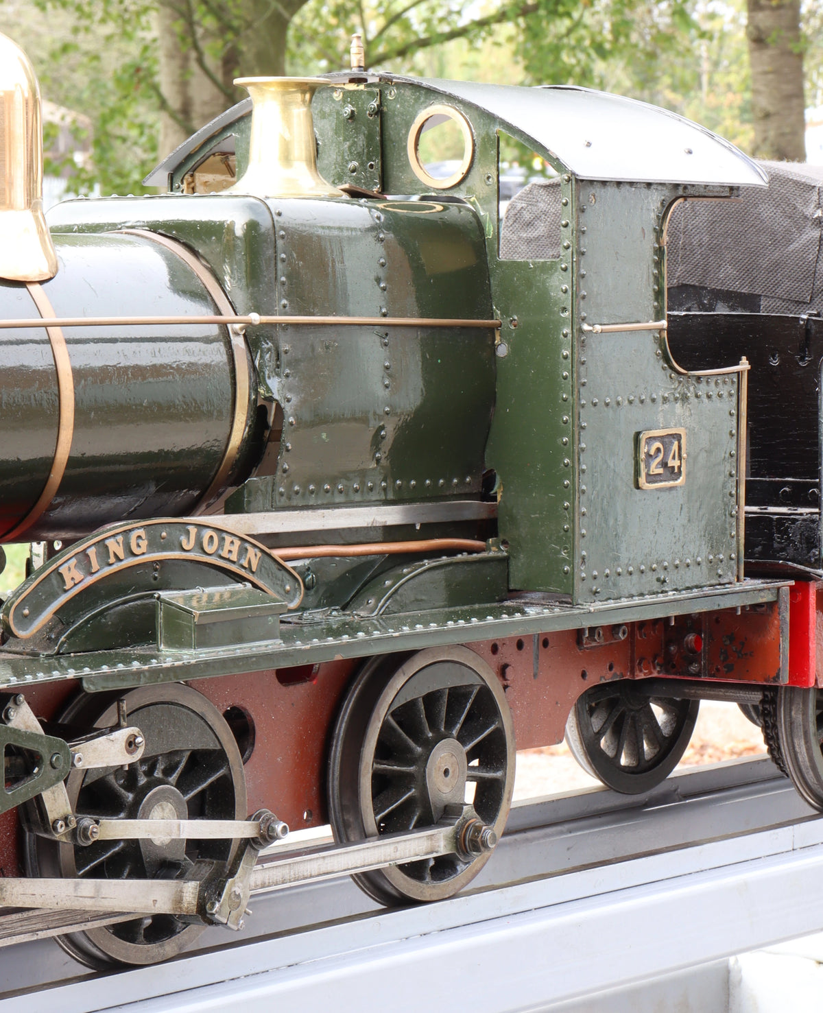 5 inch gauge 2-6-2 steam outline
